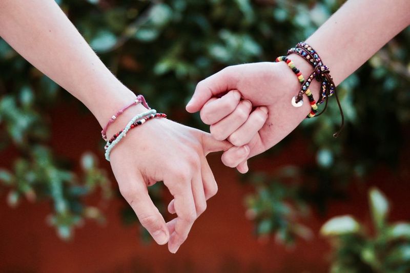 Copper Oxide Friendship Bracelet Pair